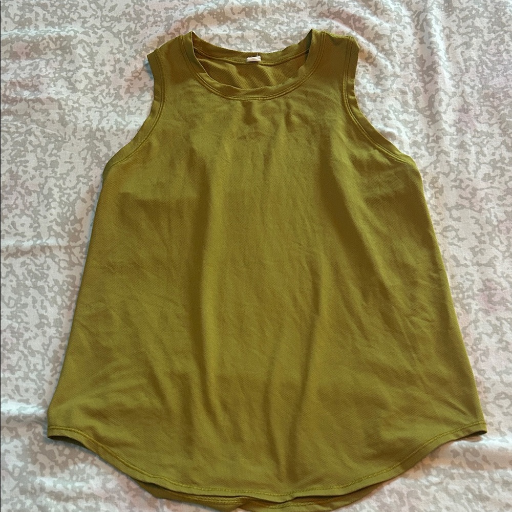 Lululemon Athletica Olive Tank Top